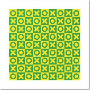 Geometric Seamless Pattern - XOXO 025#001 Posters and Art